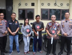 Berhasil Ungkap Kasus Curanmor, Polres Tegal Kota Serahkan Barang Bukti Sepeda Motor kepada Pemiliknya