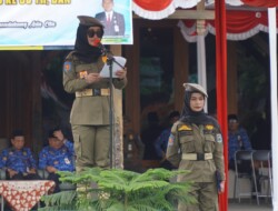 Pimpin Apel HUT Satpol PP, Mbak Iin Ingatkan Tantangan Kedepan Lebih Berat