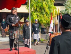 Bupati Tegal Secara Resmi Menyerahkan Tombak Kyai Plered dan Pataka, dalam Rangka Hari Jadi ke-424