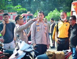 Sigap! Polres Tegal Kota Bersama Tim Gabungan, Berhasil Cegah Kebakaran Lebih Meluas